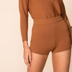 Superdown Mailyn Knit Shorts